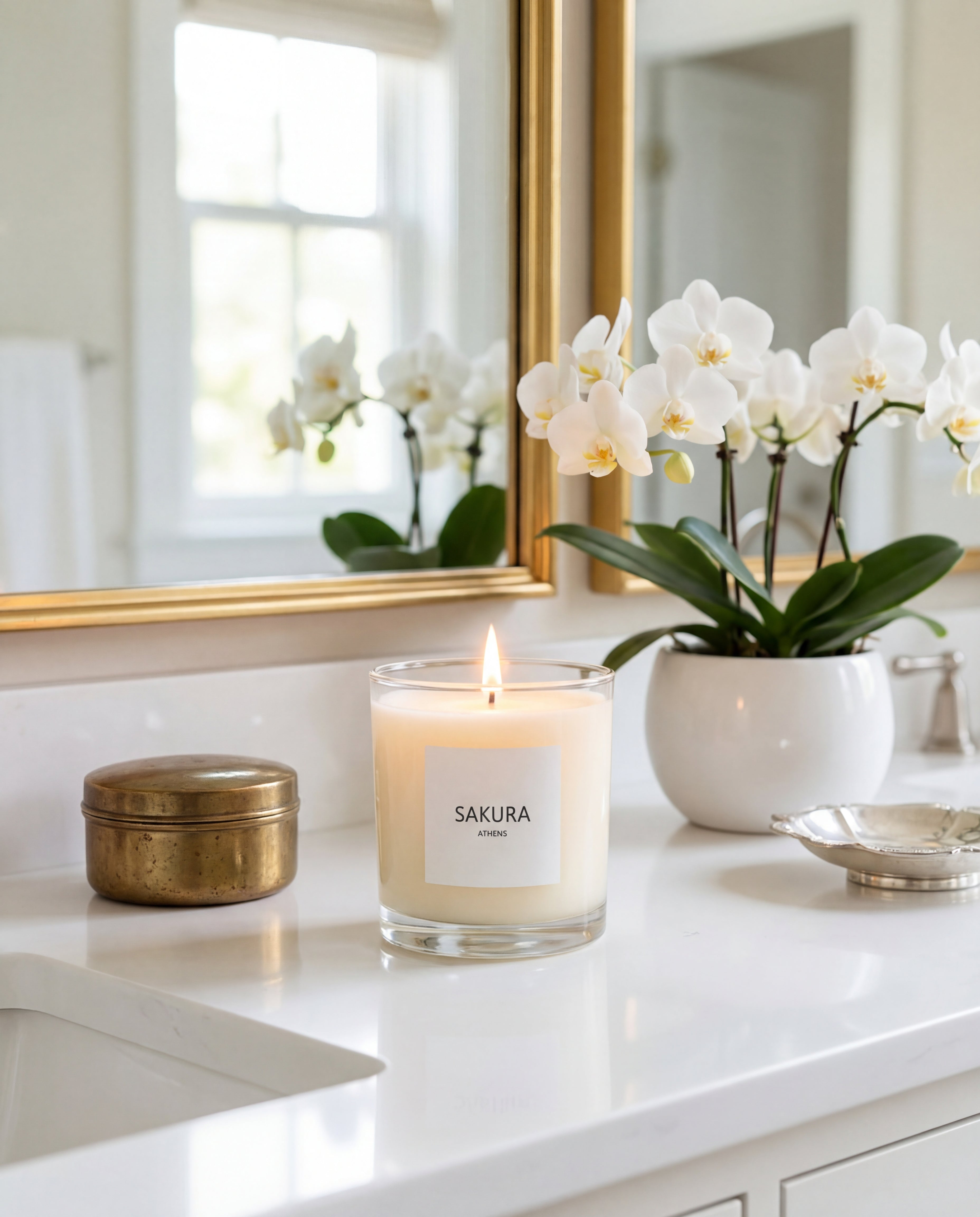 momentsbysakura transparent glass jar candle