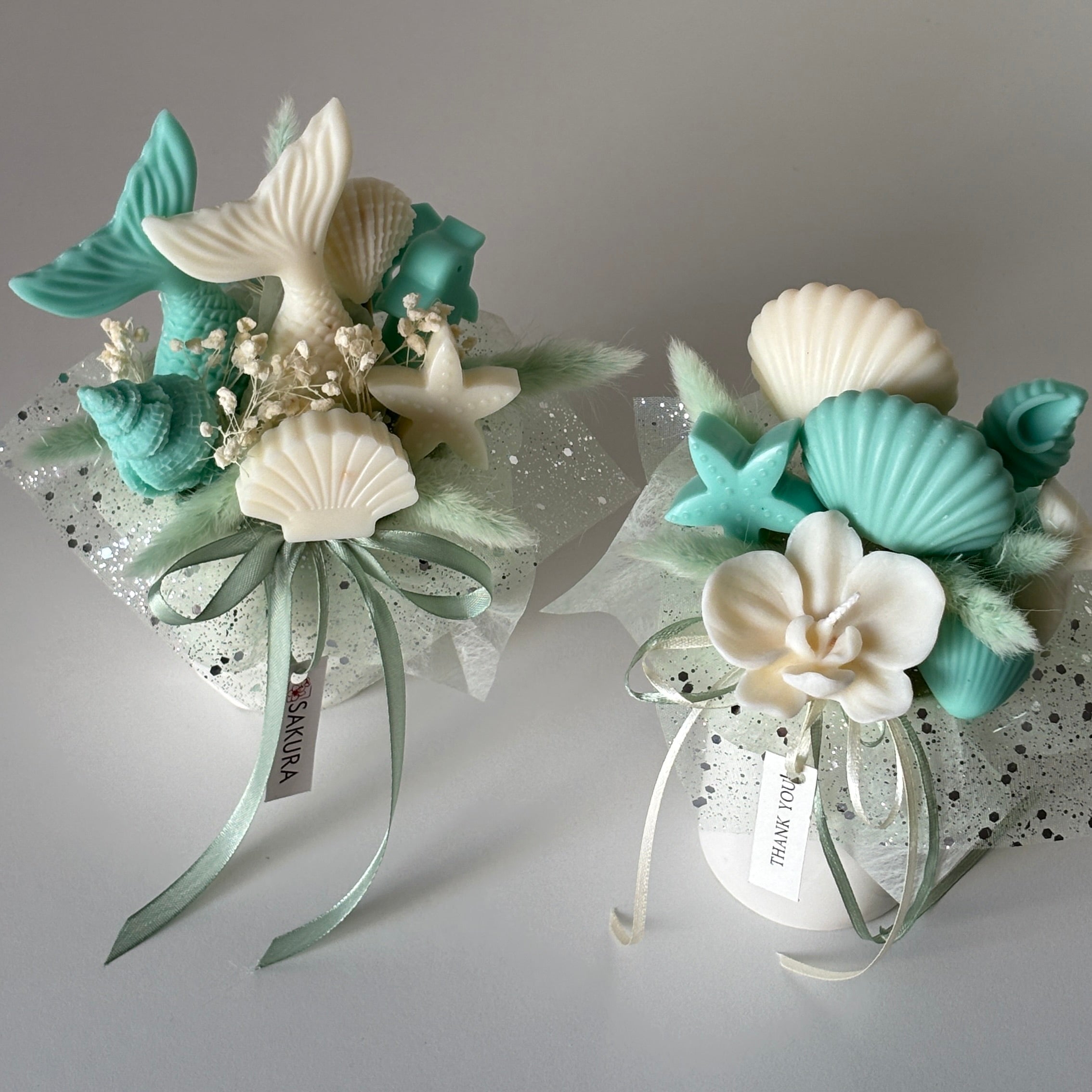 Kεραμικό Kασπώ- Mint Mermaid tails Vase