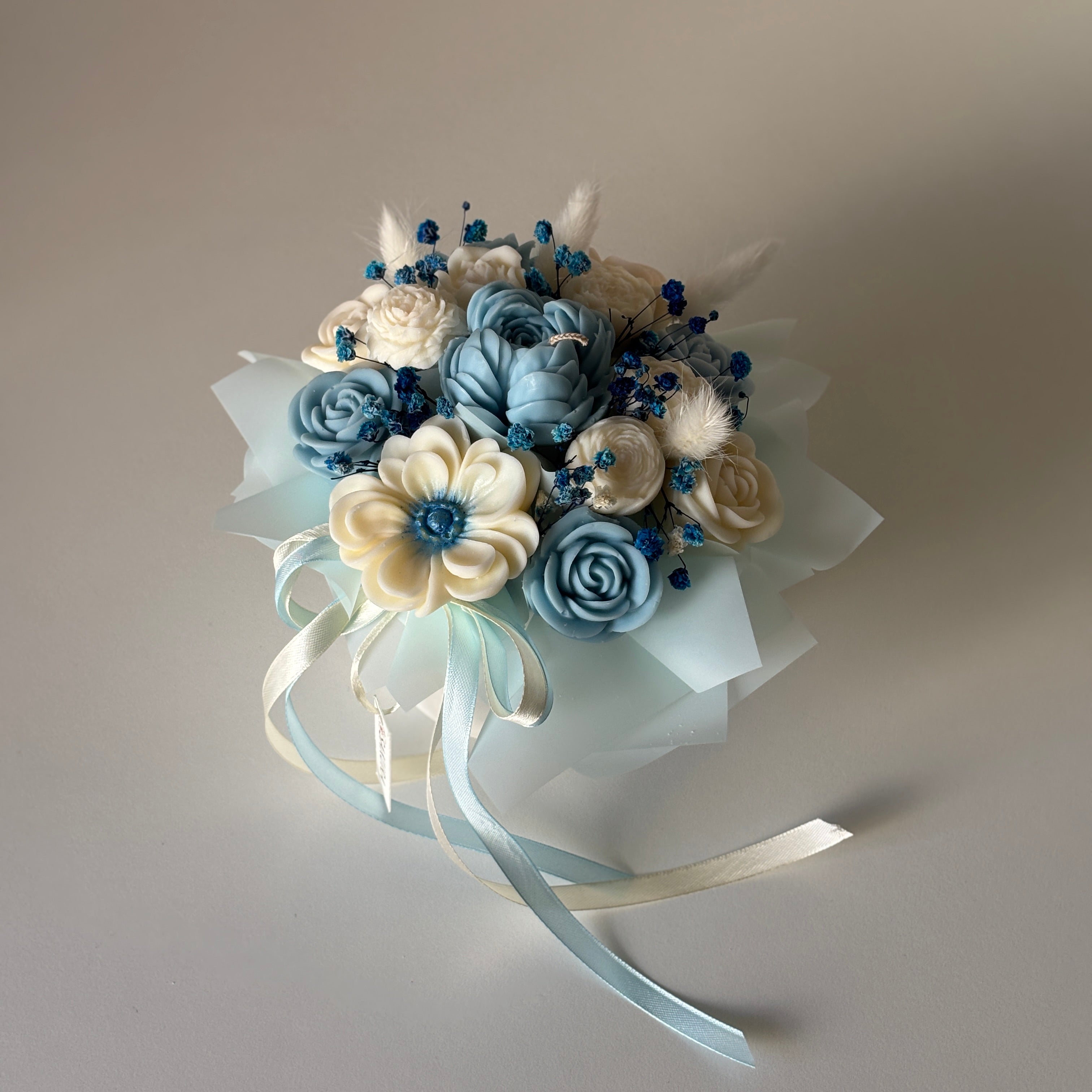 Κεραμικό Kασπώ - Blue Flower Bouquet